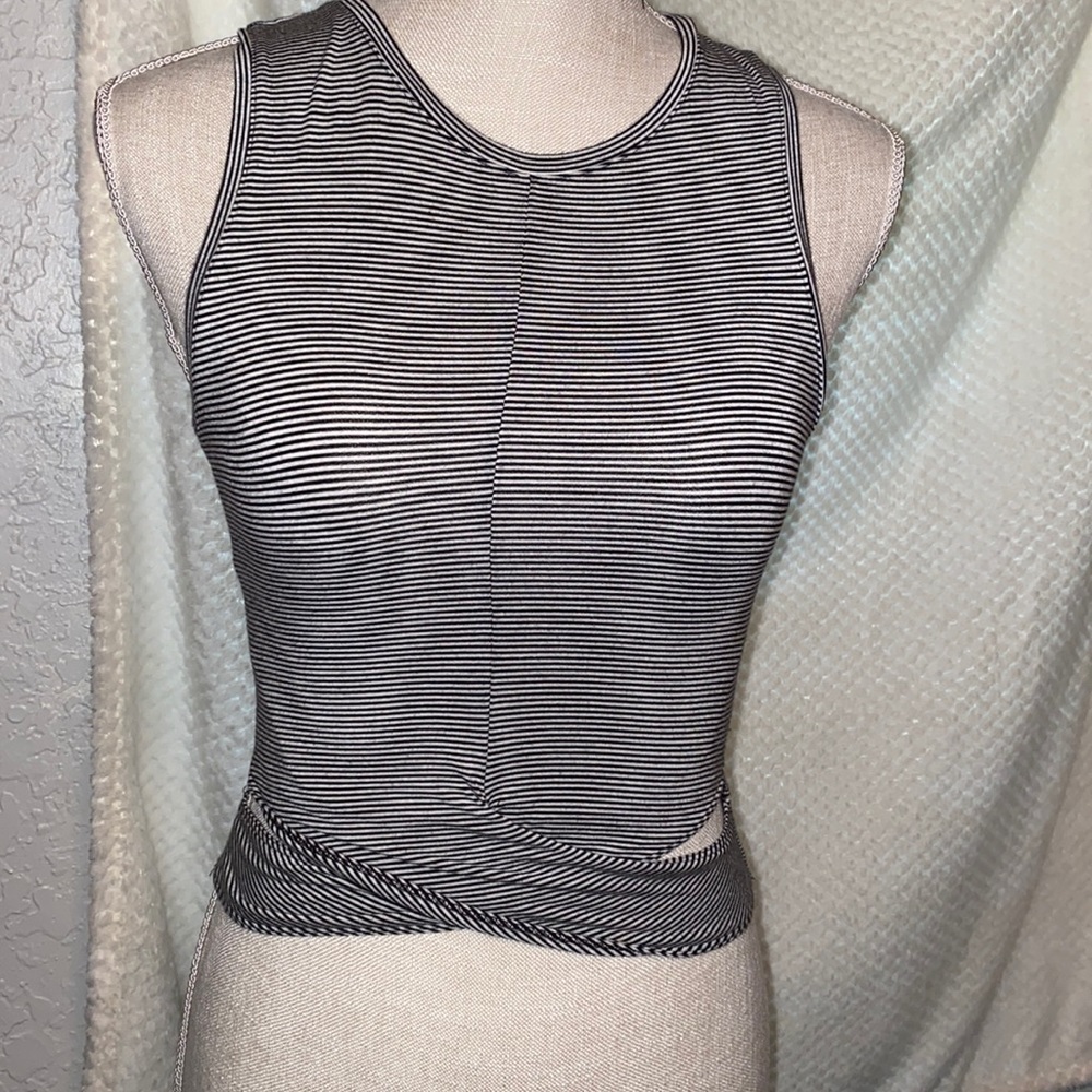 Striped crop top